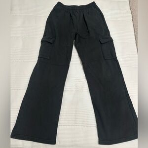 Brandy Melville Black Cargo Sweatpants